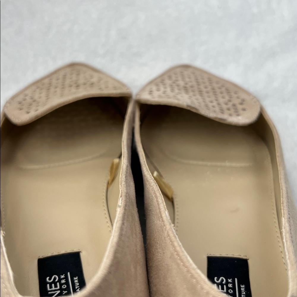 Jones New York Women's Taupe Perforated Flats - Picture 6 of 6